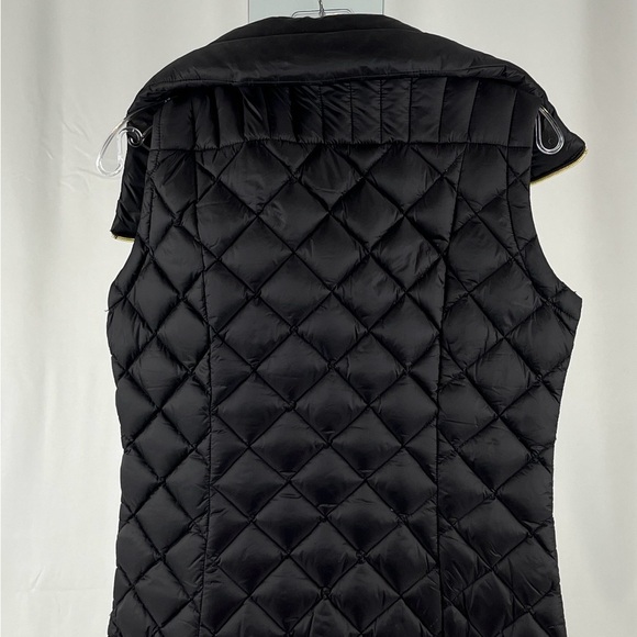 Michael Michael Kors Ultra Lightweight Down Puffer Vest Black Size XS Packable - Picture 2 of 16